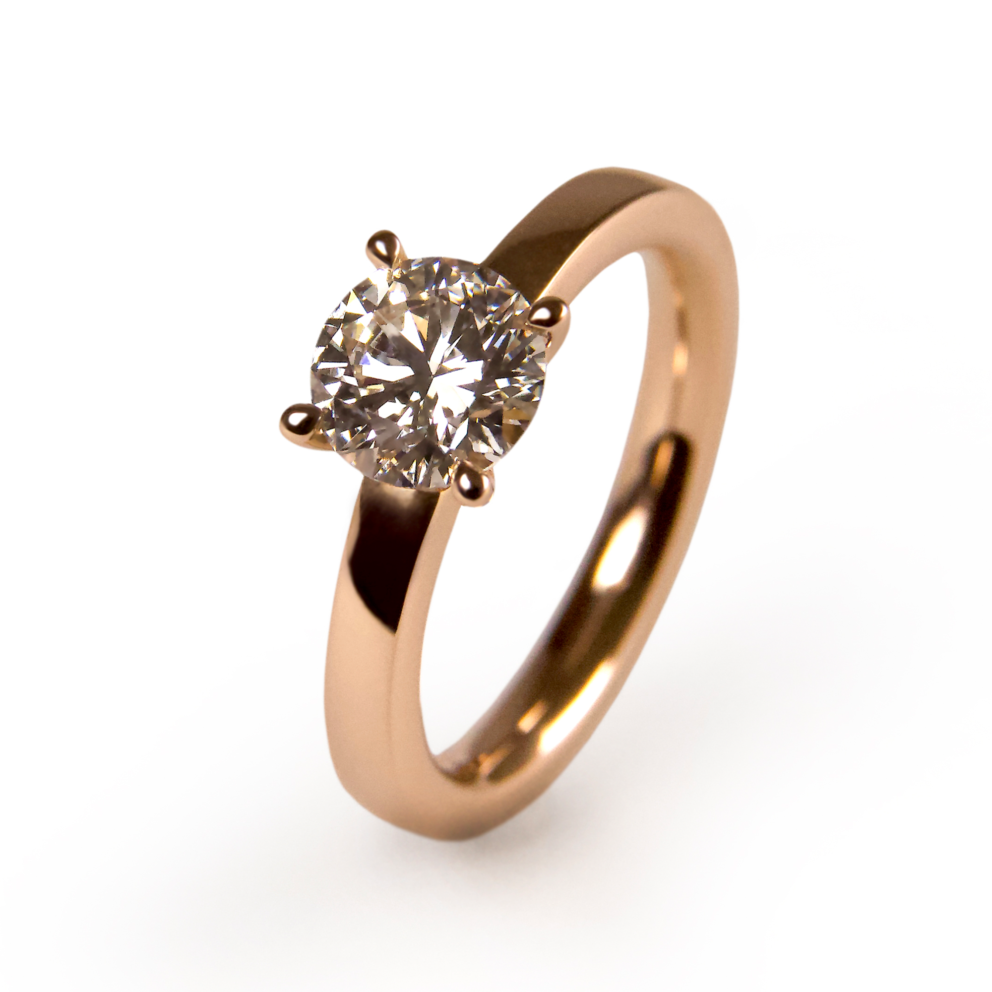 verlobungsring, solitär, solitaire, engagement ring, diamantring, brillant, diamant, rotgold, diamantschmuck, hochzeitsschmuck, antrag, heiratsantrag, goldschmiede, ringe, juwelier, schmuck, schmuckdesign, sahak, jewellery, jewelry, zurich