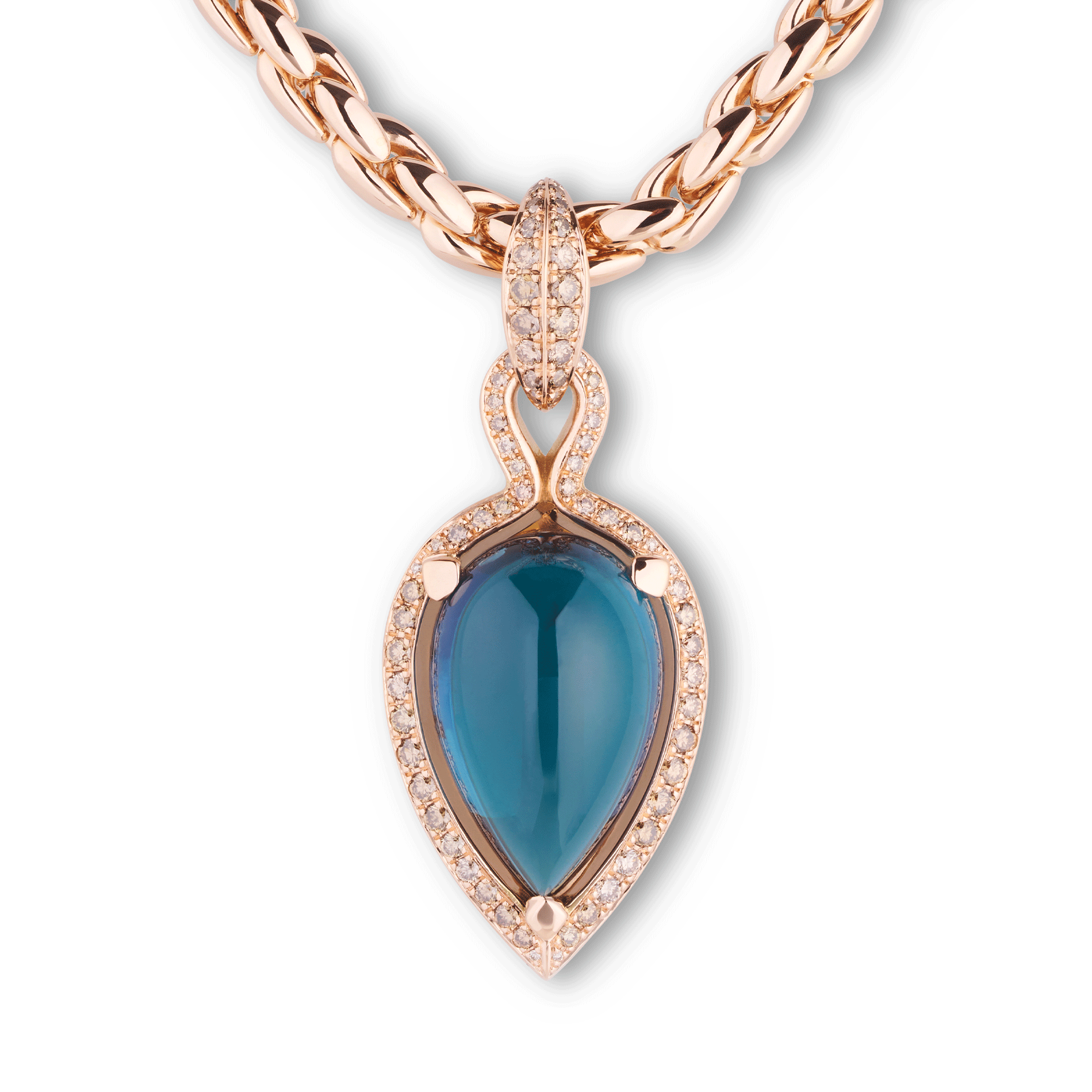 halsschmuck, collier, anhänger, indigolith, turmalin, namibia, necklace, halskette, diamantschmuck, juwelen, damenschmuck, schmuck, schmuckdesign, masterpiece, goldschmiede, sahak, jewellery, zurich